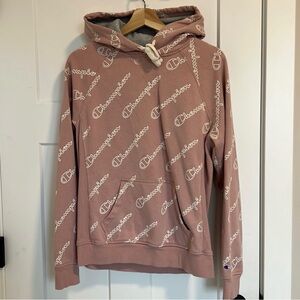 Authentic Champion Hoodie Size M Soft Rose Shade of Pink
